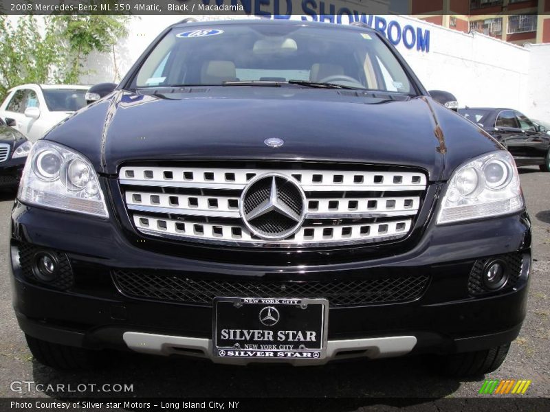 Black / Macadamia 2008 Mercedes-Benz ML 350 4Matic