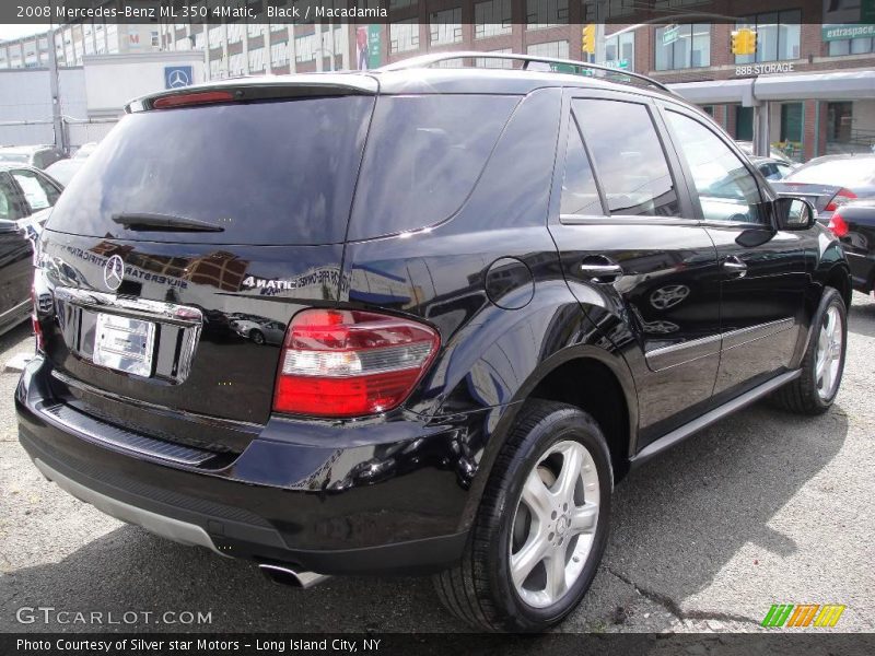 Black / Macadamia 2008 Mercedes-Benz ML 350 4Matic