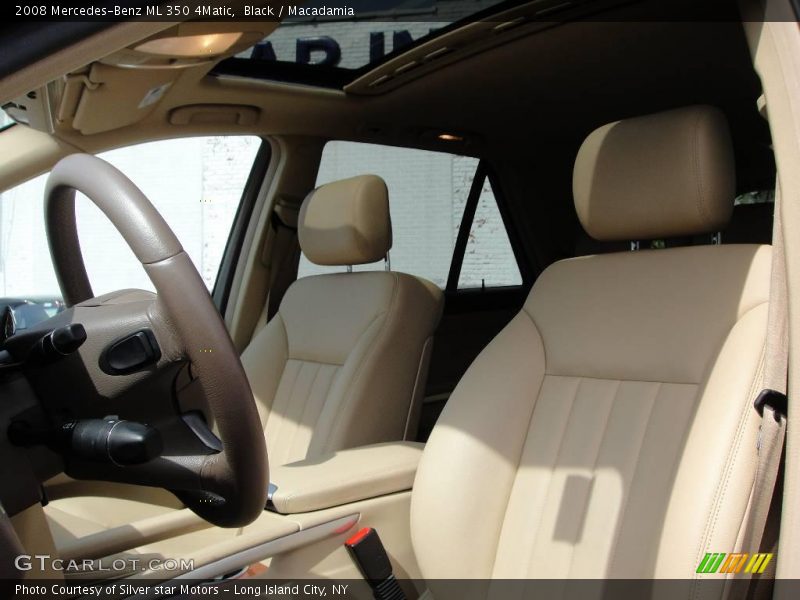 Black / Macadamia 2008 Mercedes-Benz ML 350 4Matic