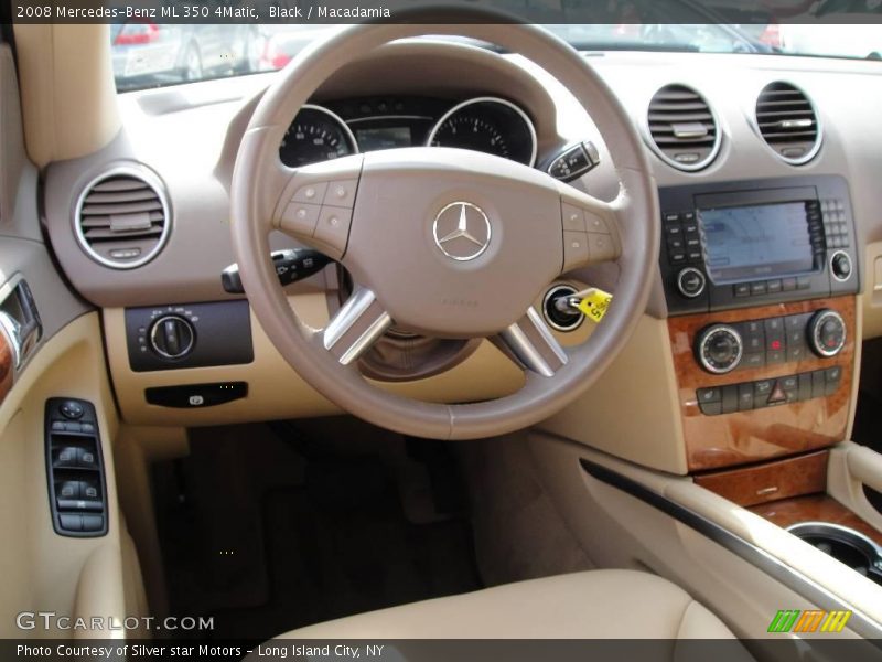 Black / Macadamia 2008 Mercedes-Benz ML 350 4Matic