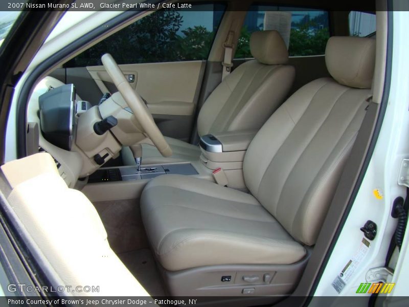 Glacier Pearl White / Cafe Latte 2007 Nissan Murano SL AWD
