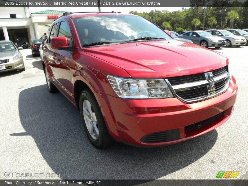 Inferno Red Crystal Pearl / Dark Slate Gray/Light Graystone 2009 Dodge Journey SXT