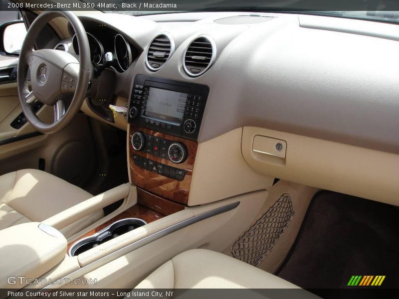 Black / Macadamia 2008 Mercedes-Benz ML 350 4Matic