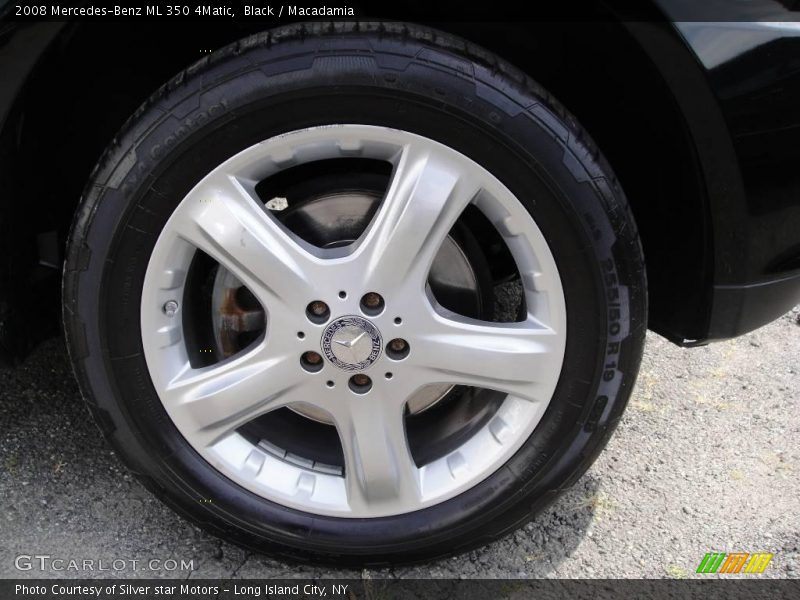 Black / Macadamia 2008 Mercedes-Benz ML 350 4Matic