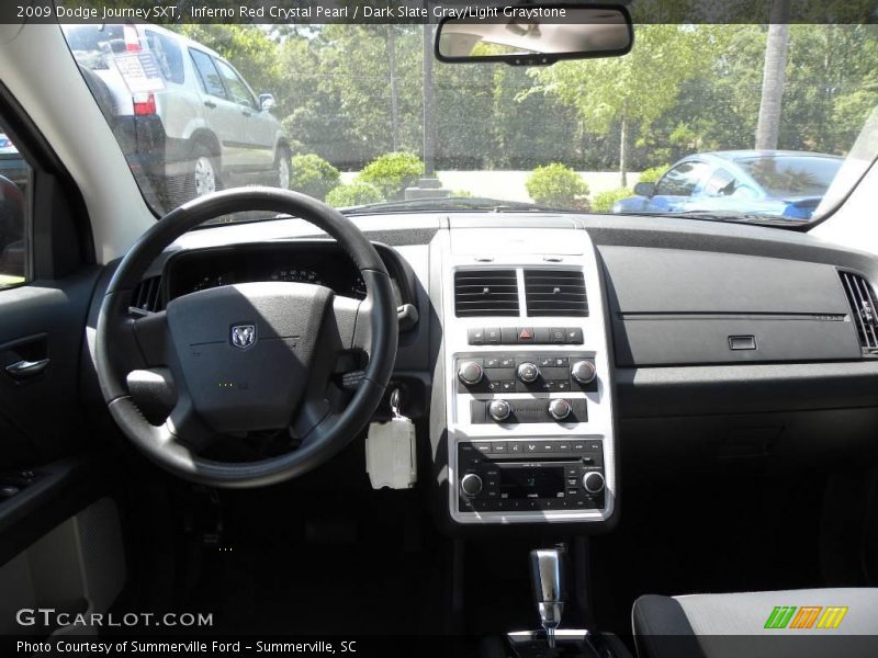 Inferno Red Crystal Pearl / Dark Slate Gray/Light Graystone 2009 Dodge Journey SXT