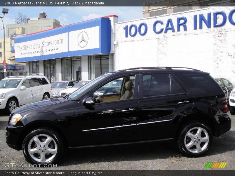 Black / Macadamia 2008 Mercedes-Benz ML 350 4Matic