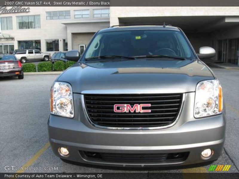 Steel Gray Metallic / Ebony Black 2007 GMC Yukon SLT 4x4