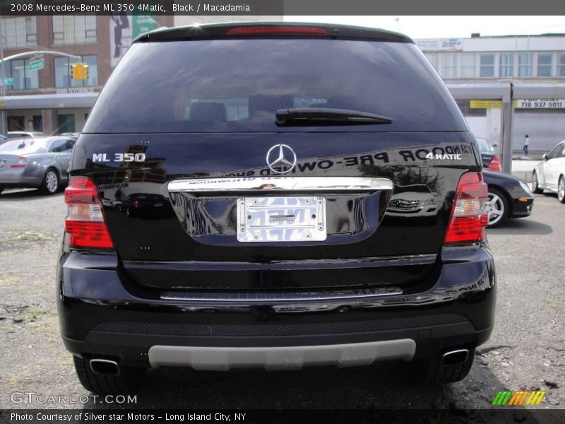Black / Macadamia 2008 Mercedes-Benz ML 350 4Matic