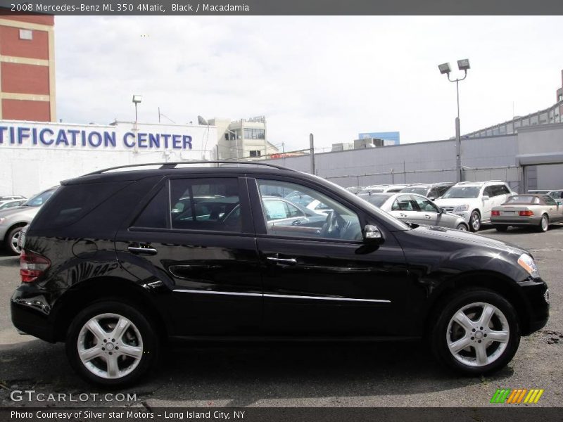 Black / Macadamia 2008 Mercedes-Benz ML 350 4Matic