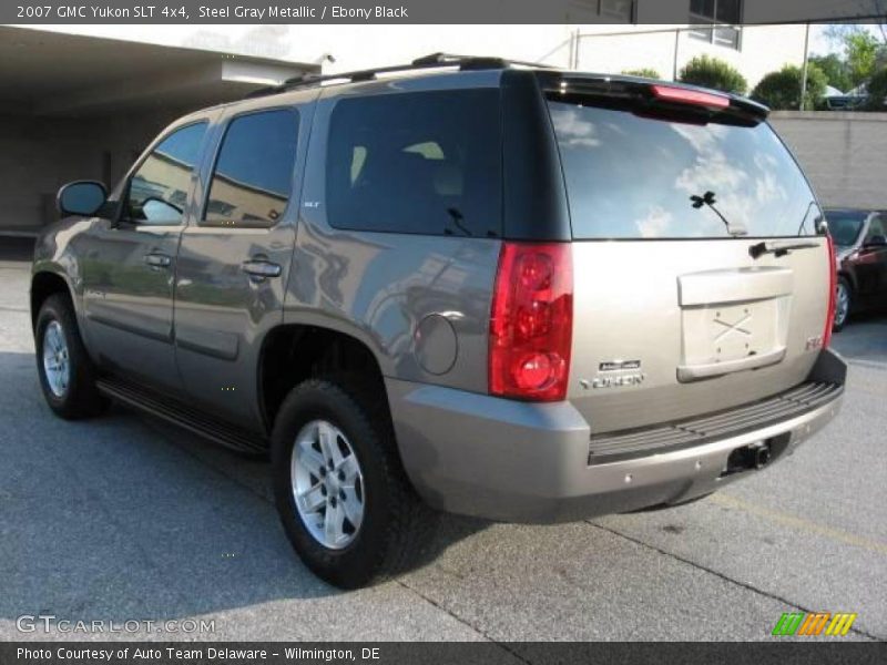 Steel Gray Metallic / Ebony Black 2007 GMC Yukon SLT 4x4