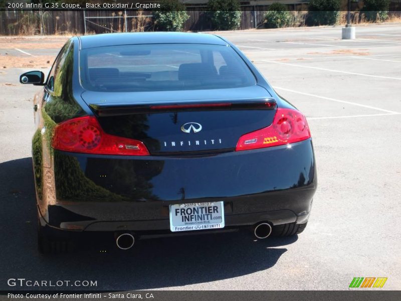 Black Obsidian / Graphite 2006 Infiniti G 35 Coupe