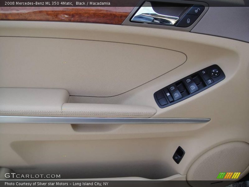 Black / Macadamia 2008 Mercedes-Benz ML 350 4Matic