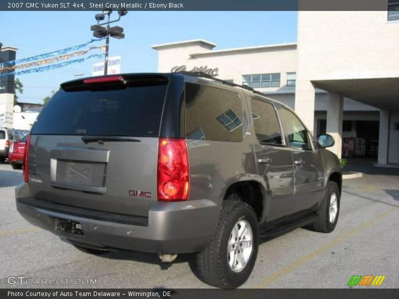 Steel Gray Metallic / Ebony Black 2007 GMC Yukon SLT 4x4