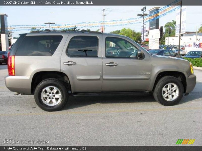 Steel Gray Metallic / Ebony Black 2007 GMC Yukon SLT 4x4