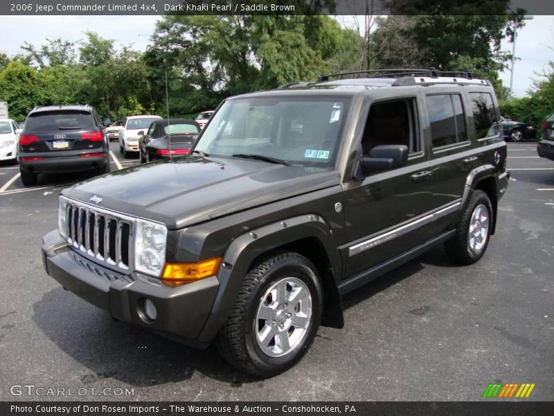 Dark Khaki Pearl / Saddle Brown 2006 Jeep Commander Limited 4x4
