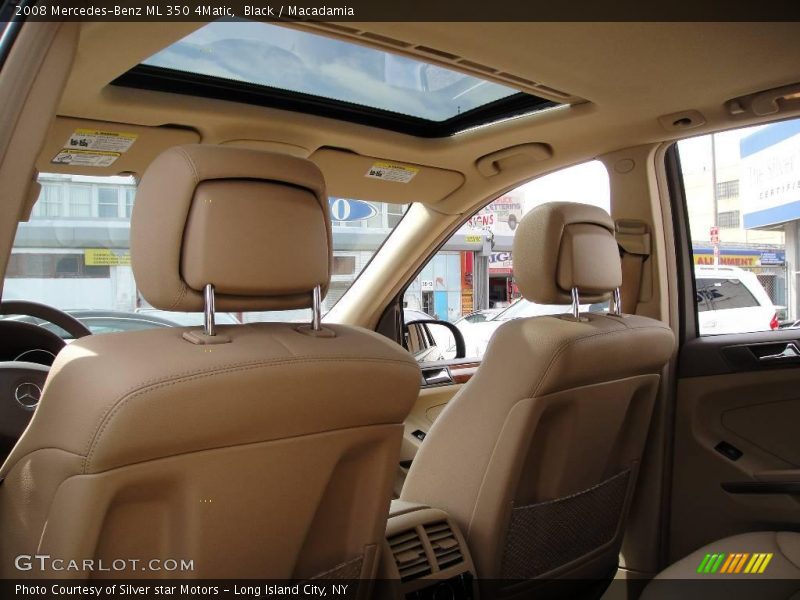 Black / Macadamia 2008 Mercedes-Benz ML 350 4Matic