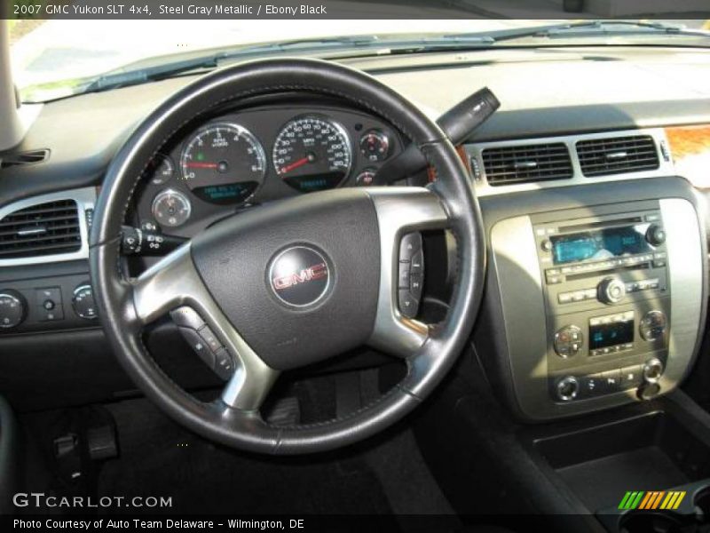 Steel Gray Metallic / Ebony Black 2007 GMC Yukon SLT 4x4