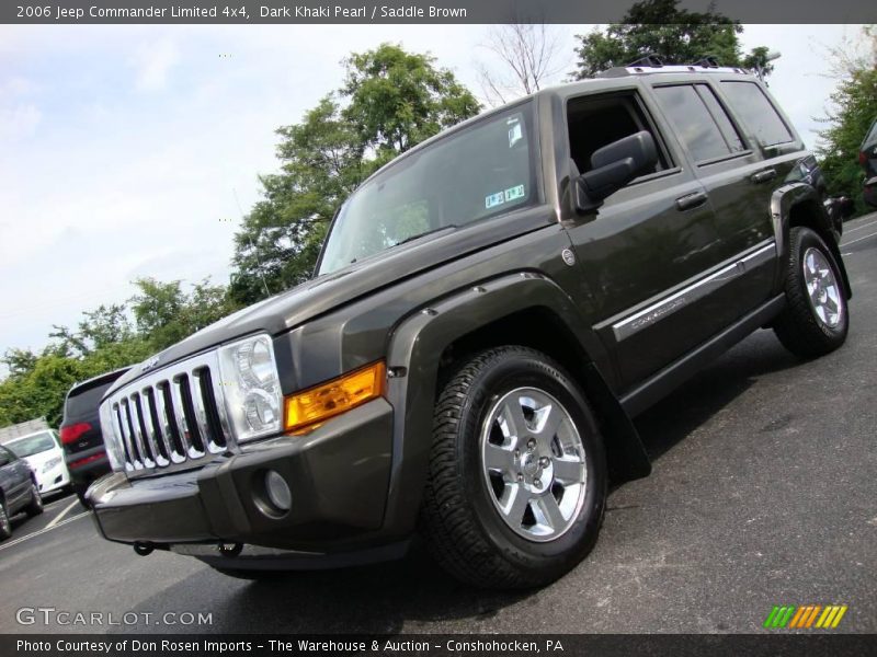 Dark Khaki Pearl / Saddle Brown 2006 Jeep Commander Limited 4x4