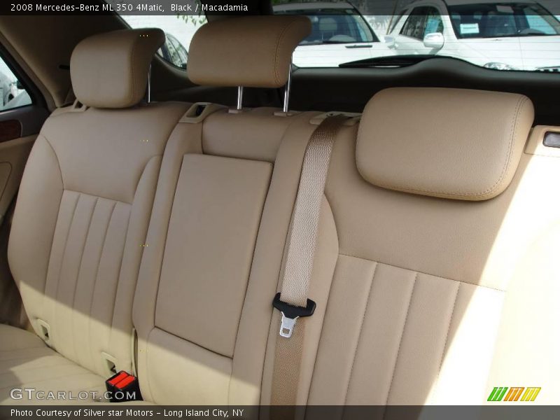 Black / Macadamia 2008 Mercedes-Benz ML 350 4Matic
