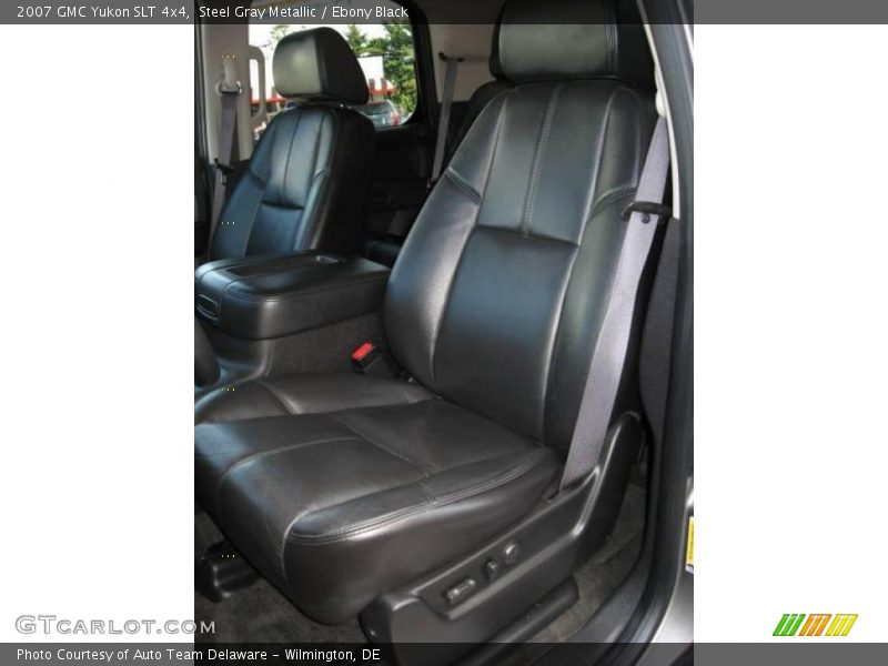 Steel Gray Metallic / Ebony Black 2007 GMC Yukon SLT 4x4