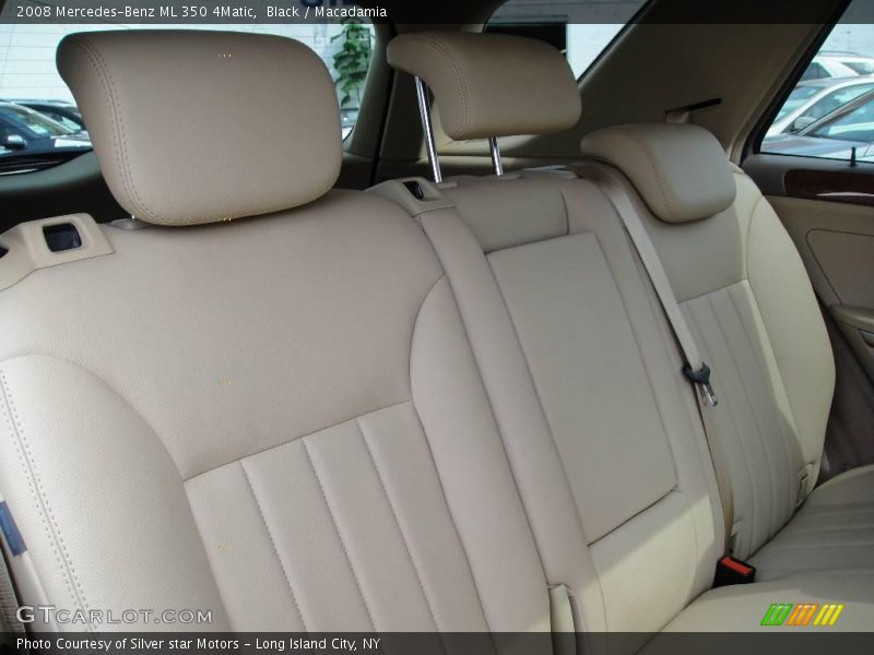Black / Macadamia 2008 Mercedes-Benz ML 350 4Matic