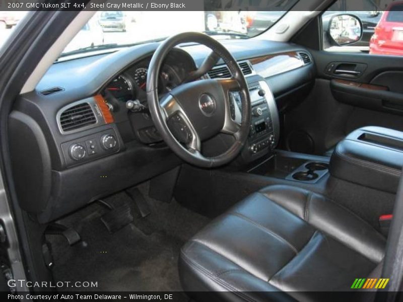 Steel Gray Metallic / Ebony Black 2007 GMC Yukon SLT 4x4