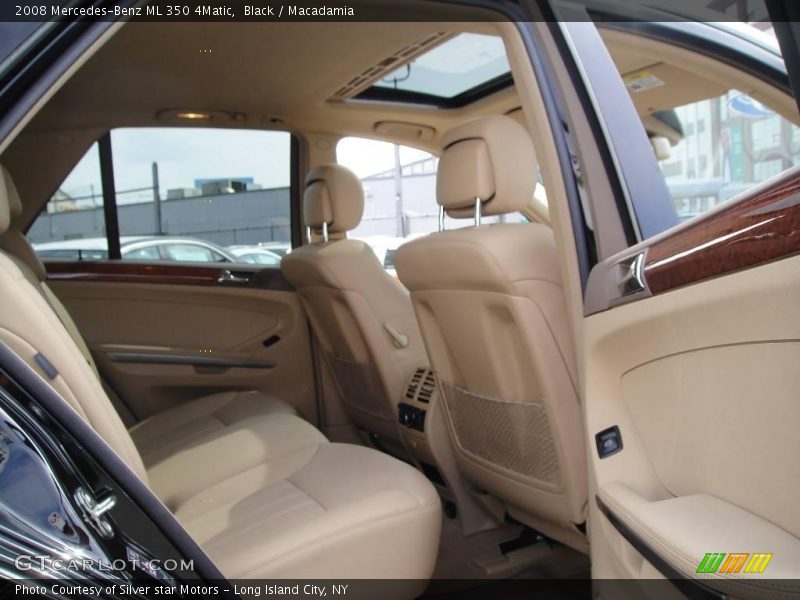 Black / Macadamia 2008 Mercedes-Benz ML 350 4Matic