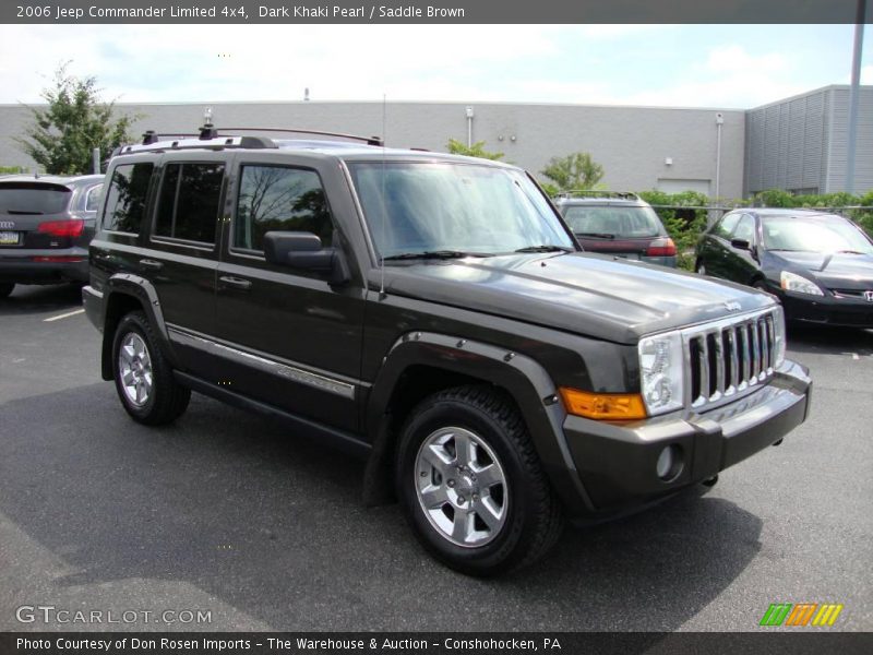 Dark Khaki Pearl / Saddle Brown 2006 Jeep Commander Limited 4x4