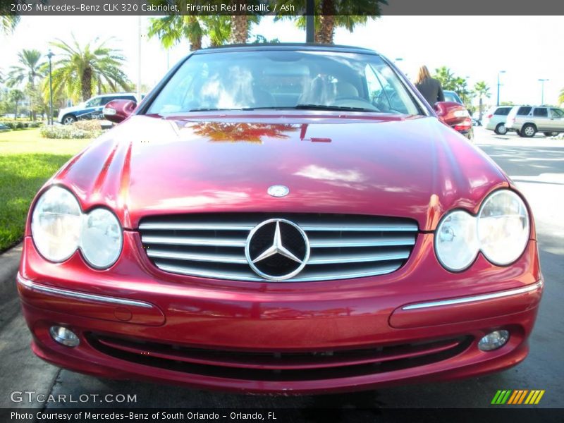 Firemist Red Metallic / Ash 2005 Mercedes-Benz CLK 320 Cabriolet