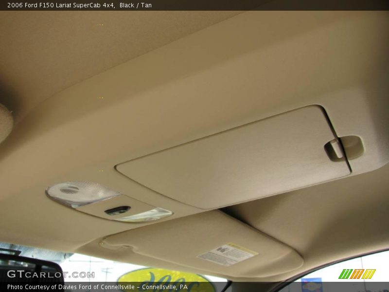 Black / Tan 2006 Ford F150 Lariat SuperCab 4x4