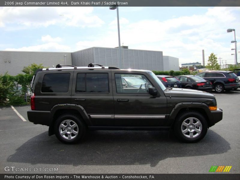 Dark Khaki Pearl / Saddle Brown 2006 Jeep Commander Limited 4x4