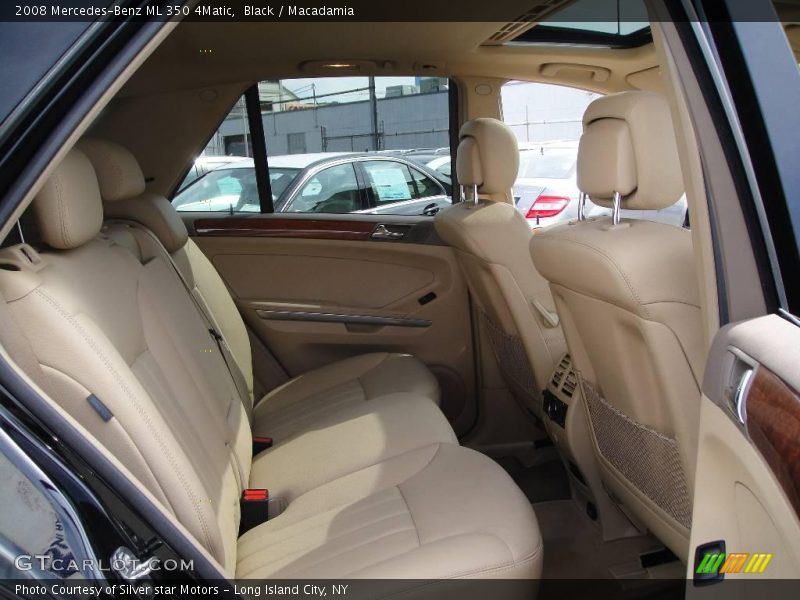 Black / Macadamia 2008 Mercedes-Benz ML 350 4Matic