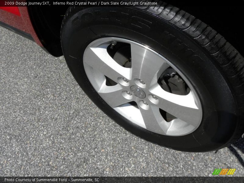 Inferno Red Crystal Pearl / Dark Slate Gray/Light Graystone 2009 Dodge Journey SXT