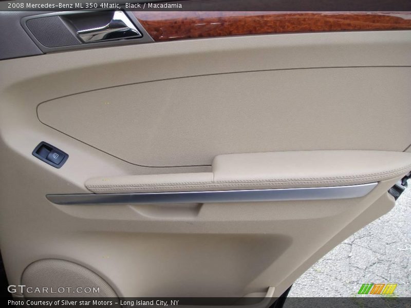 Black / Macadamia 2008 Mercedes-Benz ML 350 4Matic