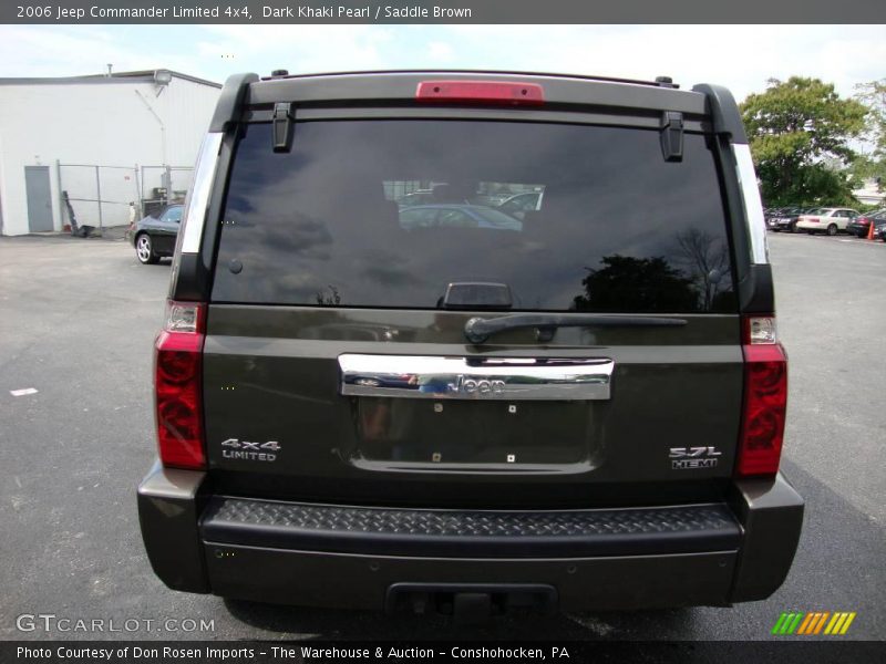Dark Khaki Pearl / Saddle Brown 2006 Jeep Commander Limited 4x4