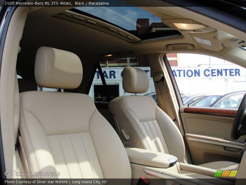 Black / Macadamia 2008 Mercedes-Benz ML 350 4Matic