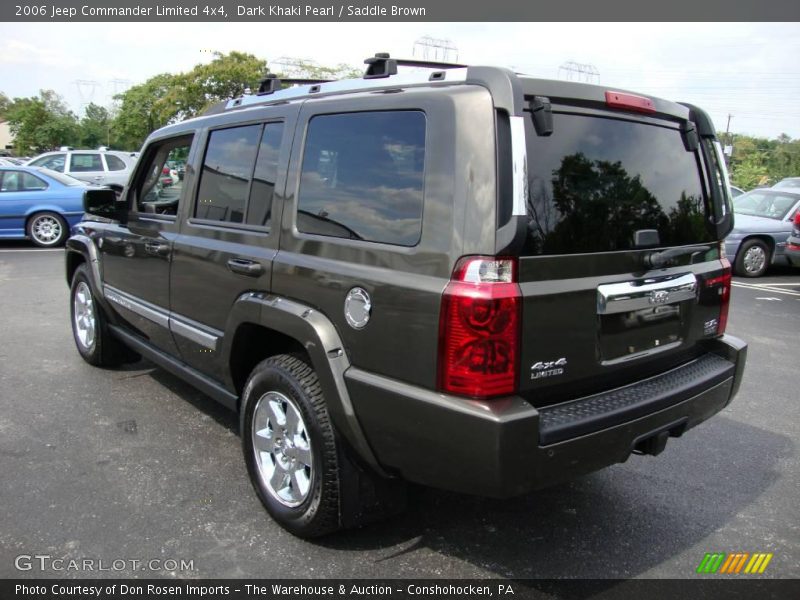 Dark Khaki Pearl / Saddle Brown 2006 Jeep Commander Limited 4x4