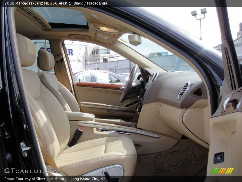 Black / Macadamia 2008 Mercedes-Benz ML 350 4Matic