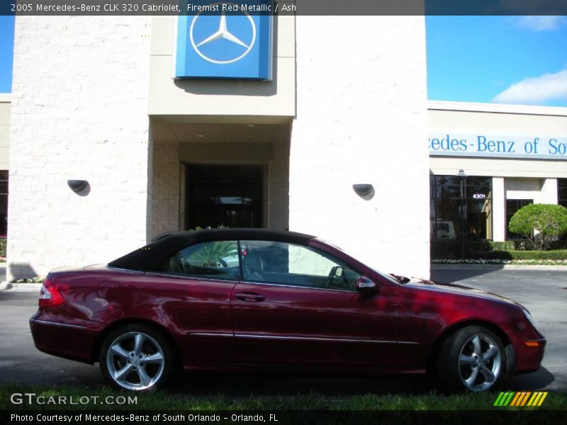 Firemist Red Metallic / Ash 2005 Mercedes-Benz CLK 320 Cabriolet