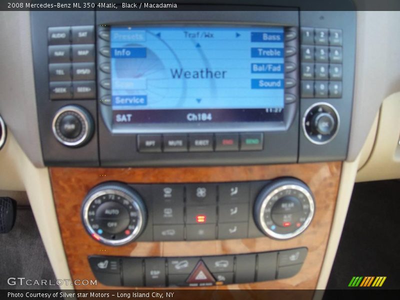Black / Macadamia 2008 Mercedes-Benz ML 350 4Matic