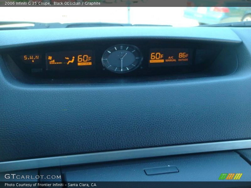 Black Obsidian / Graphite 2006 Infiniti G 35 Coupe