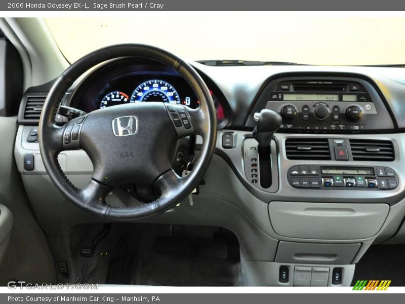 Sage Brush Pearl / Gray 2006 Honda Odyssey EX-L
