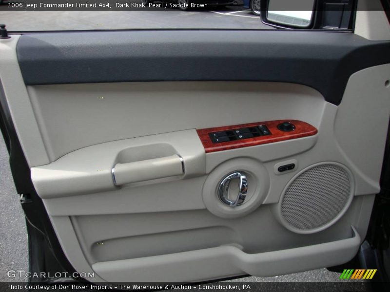 Dark Khaki Pearl / Saddle Brown 2006 Jeep Commander Limited 4x4