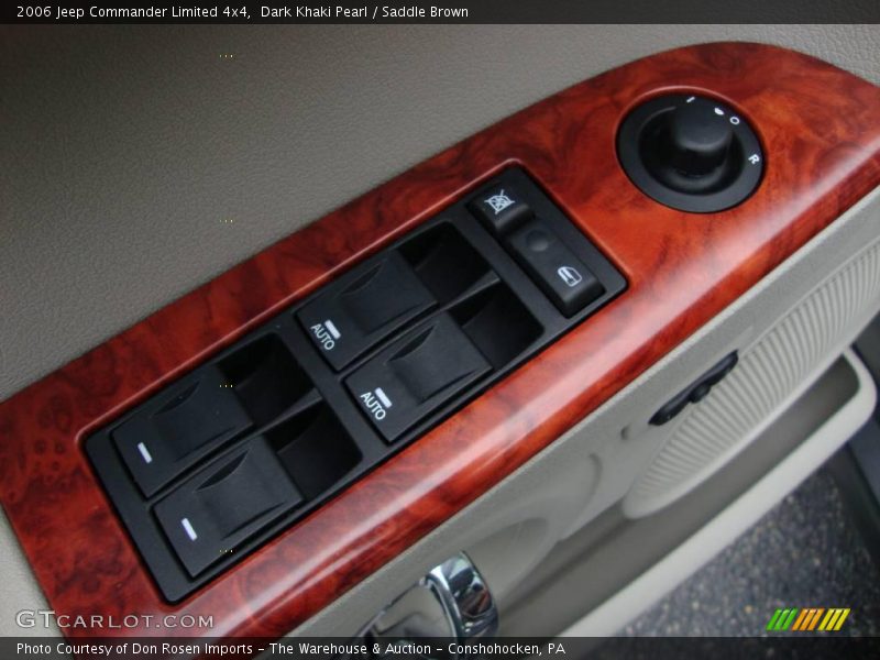 Dark Khaki Pearl / Saddle Brown 2006 Jeep Commander Limited 4x4