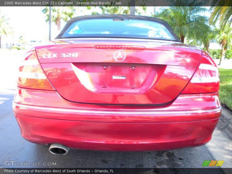 Firemist Red Metallic / Ash 2005 Mercedes-Benz CLK 320 Cabriolet