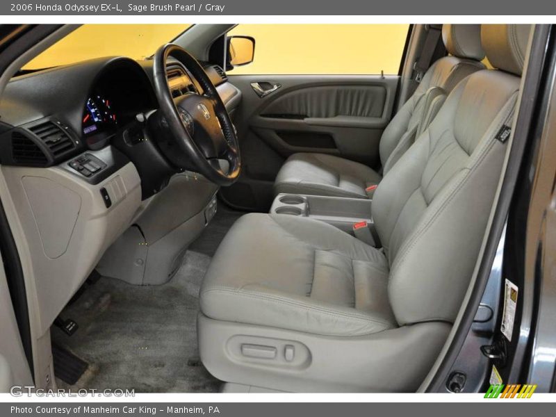Sage Brush Pearl / Gray 2006 Honda Odyssey EX-L