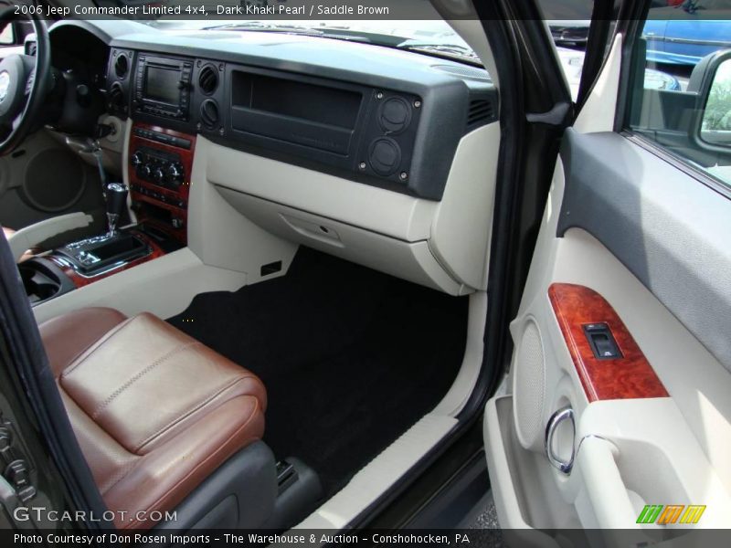 Dark Khaki Pearl / Saddle Brown 2006 Jeep Commander Limited 4x4