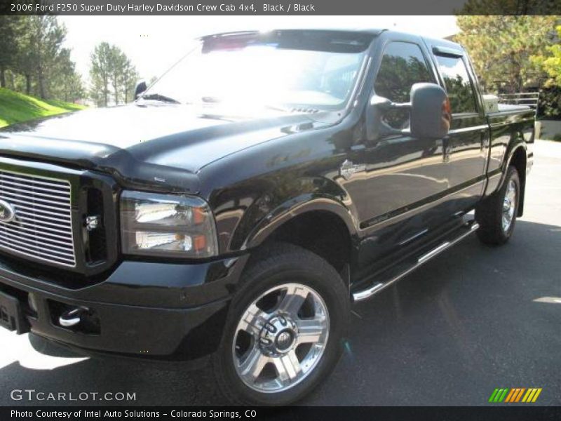 Black / Black 2006 Ford F250 Super Duty Harley Davidson Crew Cab 4x4