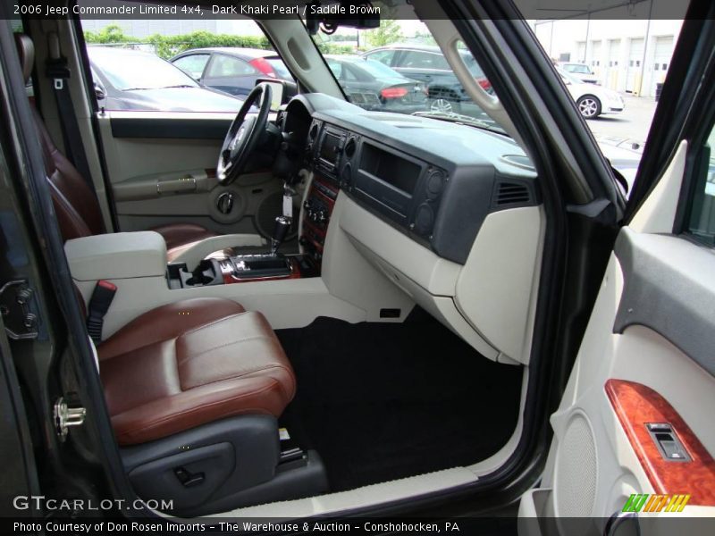 Dark Khaki Pearl / Saddle Brown 2006 Jeep Commander Limited 4x4