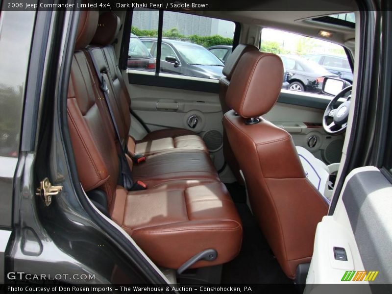 Dark Khaki Pearl / Saddle Brown 2006 Jeep Commander Limited 4x4